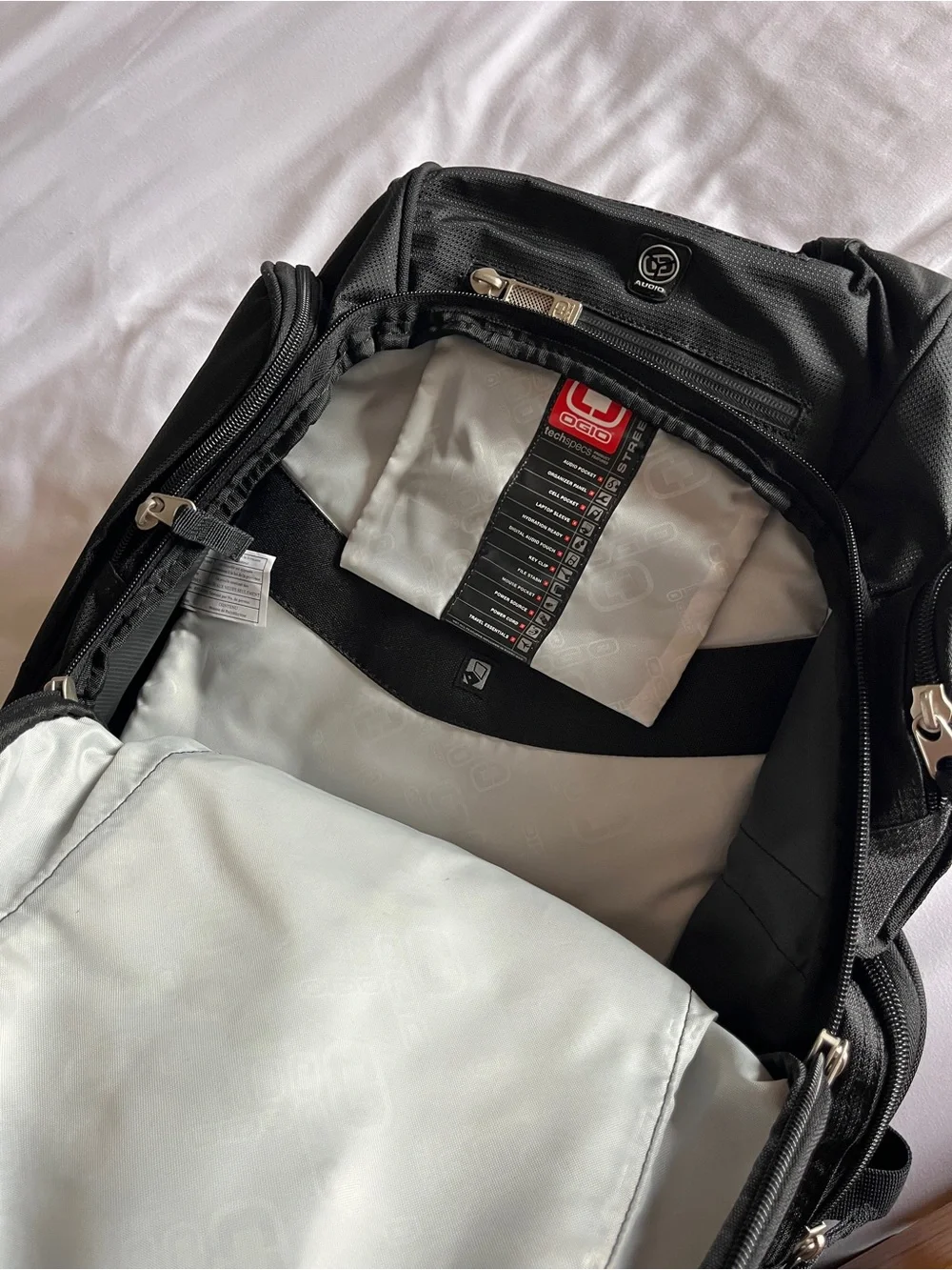 OGIO Metro Backpack Black Tech Laptop School Travel Bag Daypack
